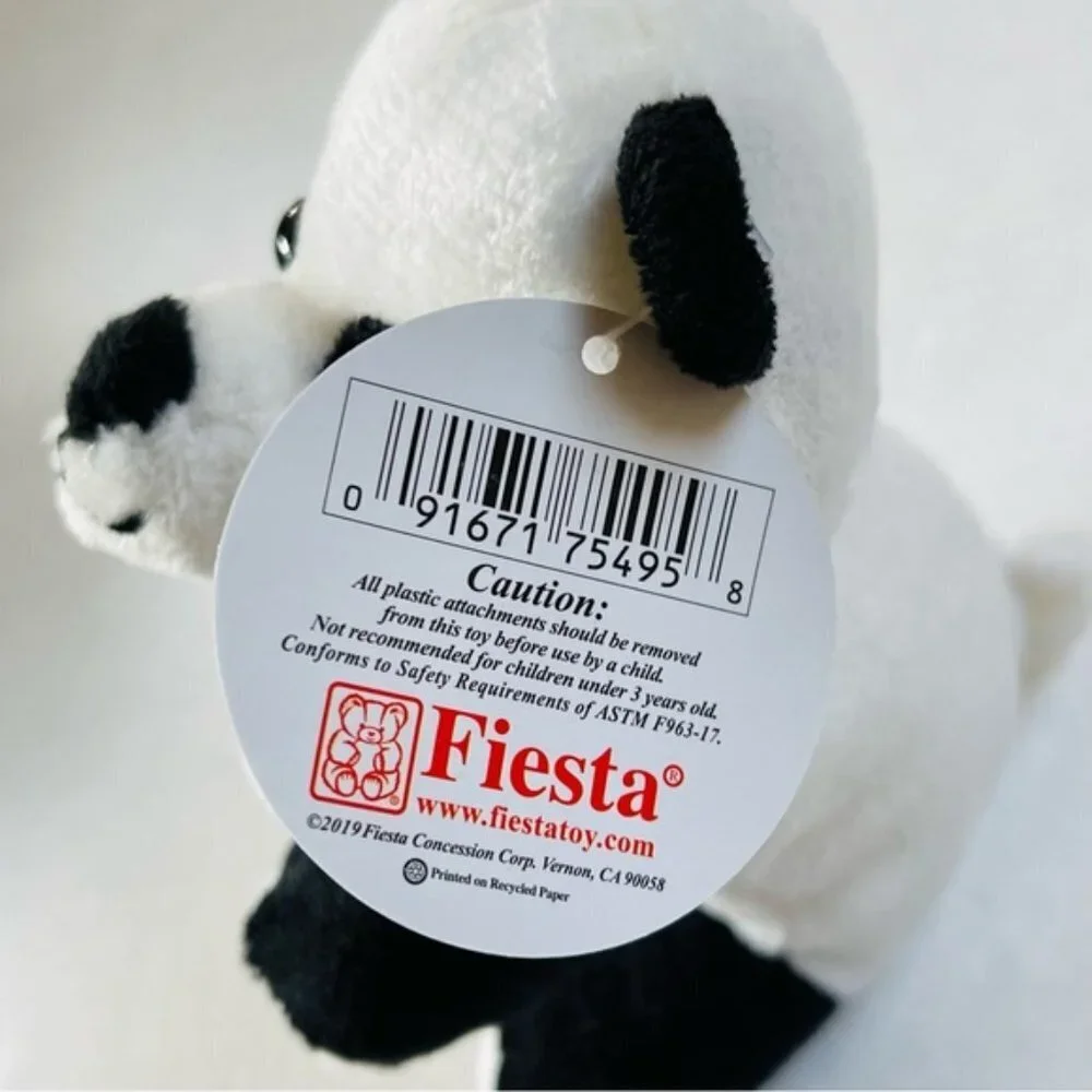 Lil Buddies Fiesta Panda Bear Stuffed Animal Black White New‎ Birthday Gift Toy
